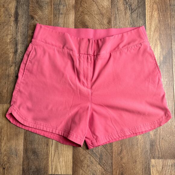 Puma Golf Shorts Women's Size Medium Pink Pockets Athletic Training Fitness 6207 - Picture 1 of 10